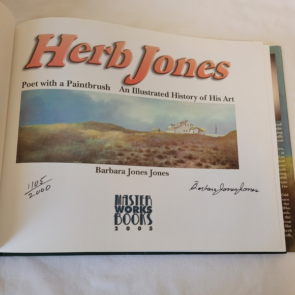 Herb Jones Book: Poet With A Paintbrush An Illustrated History, By Barbara Jones - Picture 3 of 12